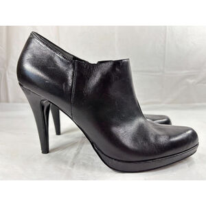 BANDOLINO Shiante Zip Side Closure Leather BOOTS 9.5